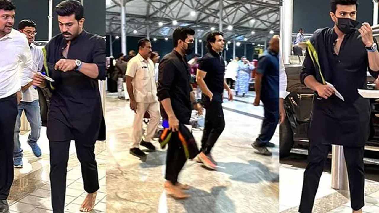 Ram Charan: అమెరికాలో రామ్ చరణ్ అయ్యప్ప దీక్ష విరమణ