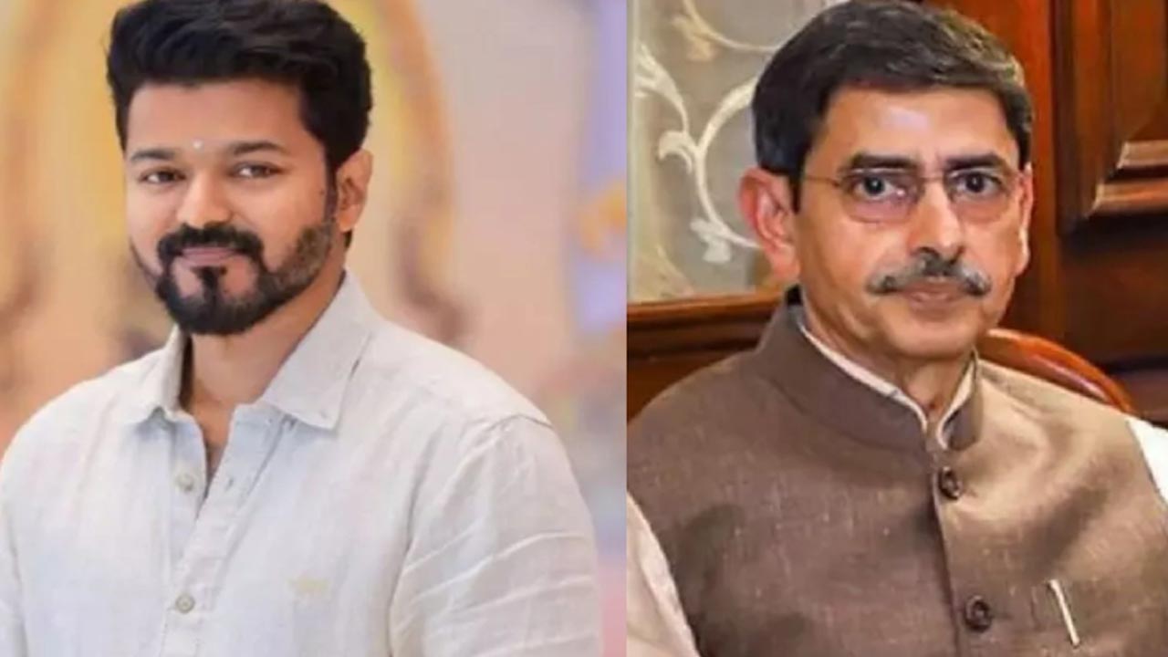 Tamil Nadu: కాసేపట్లో తమిళనాడు గవర్నర్⁭తో టీవీకే చీఫ్ విజయ్ భేటీ..