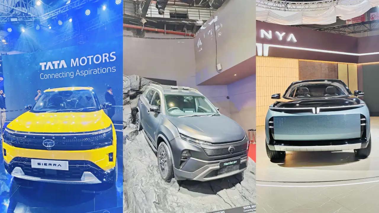 Bharat Mobility Expo: అడ్వాన్స్డ్ ఫీచర్లతో.. స్టన్నింగ్ లుక్‌లో టాటా కొత్త కార్లు