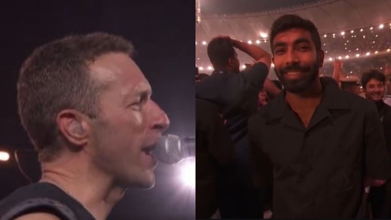 Coldplay Concert: కోల్డ్ ప్లే క‌న్స‌ర్ట్‌లో జ‌స్ప్రీత్ బుమ్రా సంద‌డి మాములుగా లేదుగా.. వీడియో వైరల్