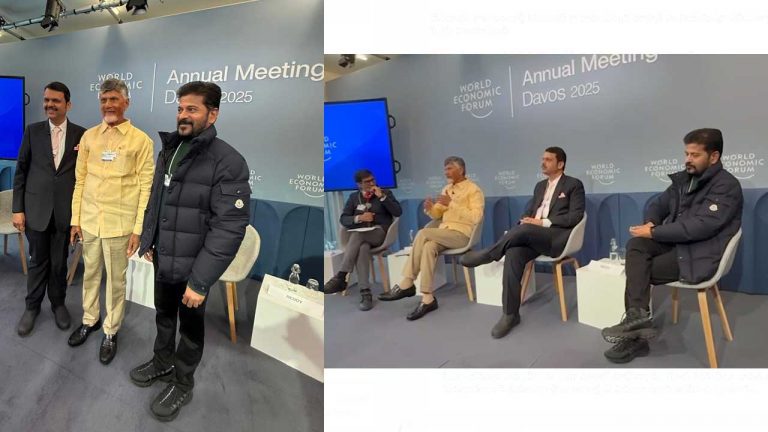 Davos: ఒకే వేదికపై చంద్రబాబు, రేవంత్‌, ఫడ్నవీస్‌..