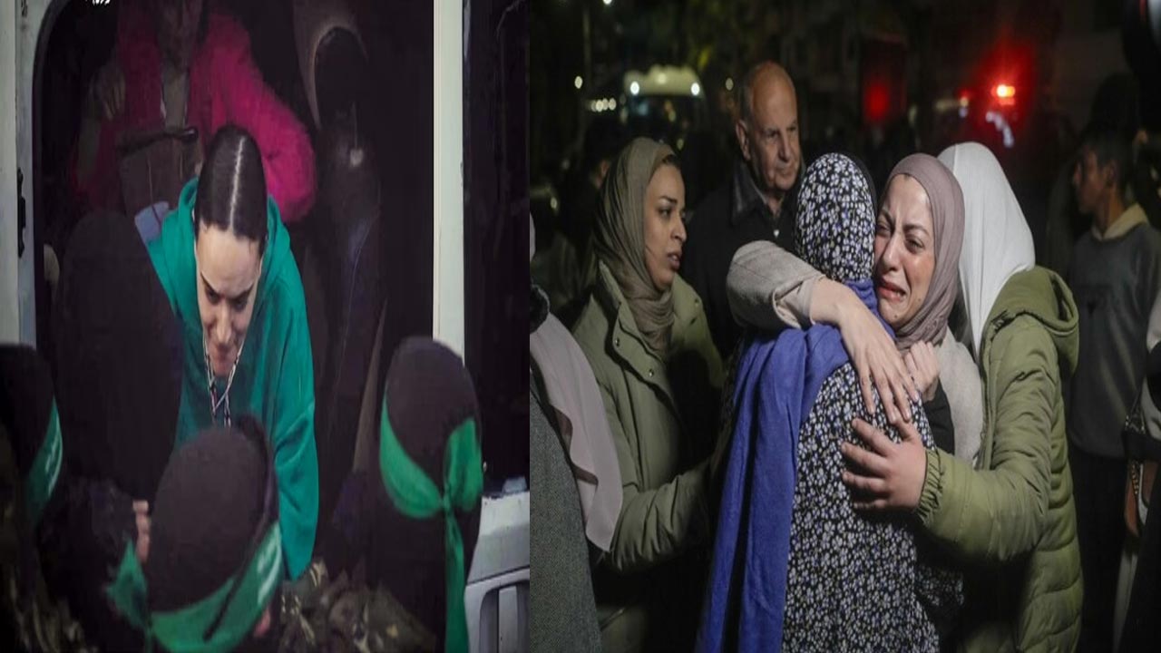 Israel – Hamas: ఇజ్రాయెల్- హమాస్ మధ్య కొనసాగుతున్న ఖైదీల విడుదల..