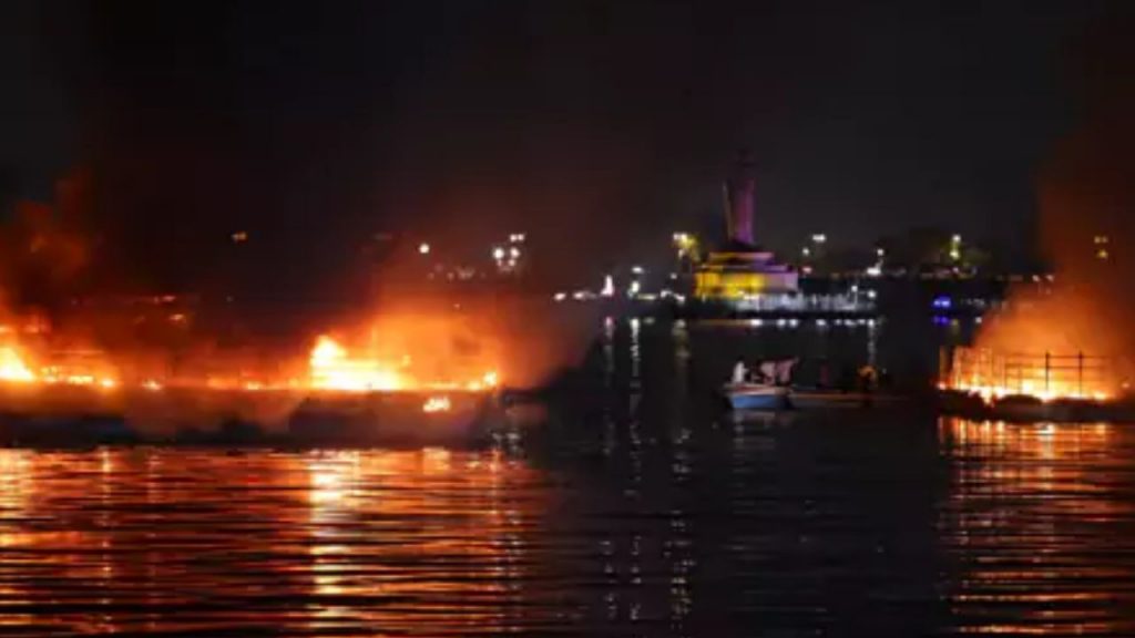 Hussain Sagar Fire Accident