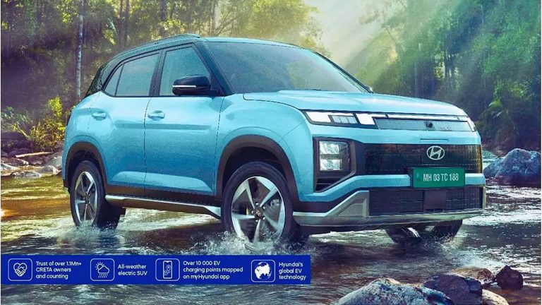 Hyundai Creta EV:  హ్యుందాయ్ క్రెటా ఈవీ టీజర్ విడుదల.. ఒక్కసారి ఛార్జ్‌ చేస్తే 473కి.మీ రేంజ్..
