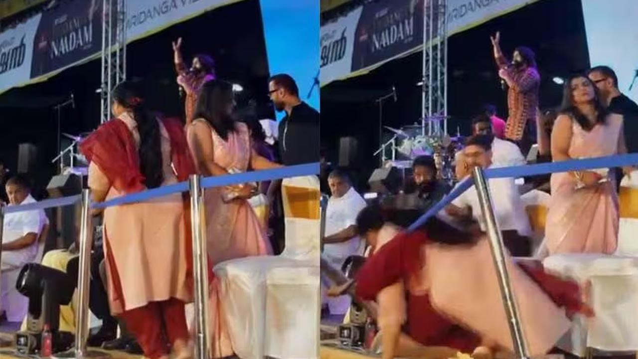 Congress MLA: 15 అడుగుల స్టేజ్‌పై నుంచి పడిపోయిన కాంగ్రెస్ మహిళా ఎమ్మెల్యే..