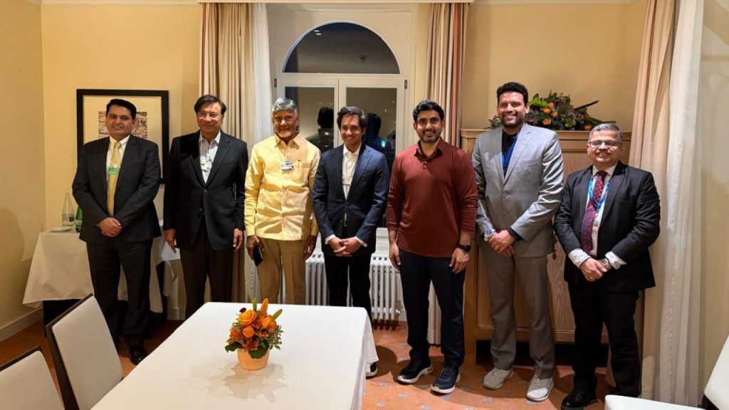 Nara Lokesh Meets Lakshmi Mittal