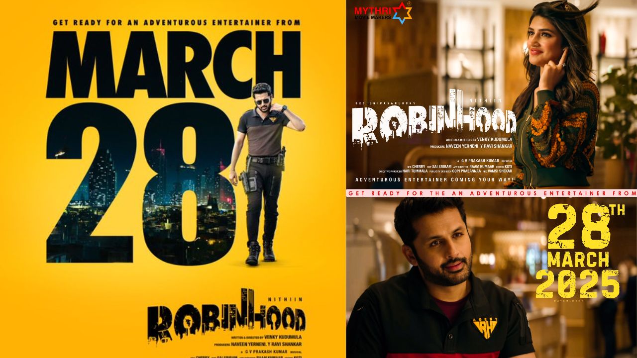 Nithiin : మొత్తానికి రిలీజ్ డేట్ ప్రకటించిన ‘రాబిన్ హుడ్’