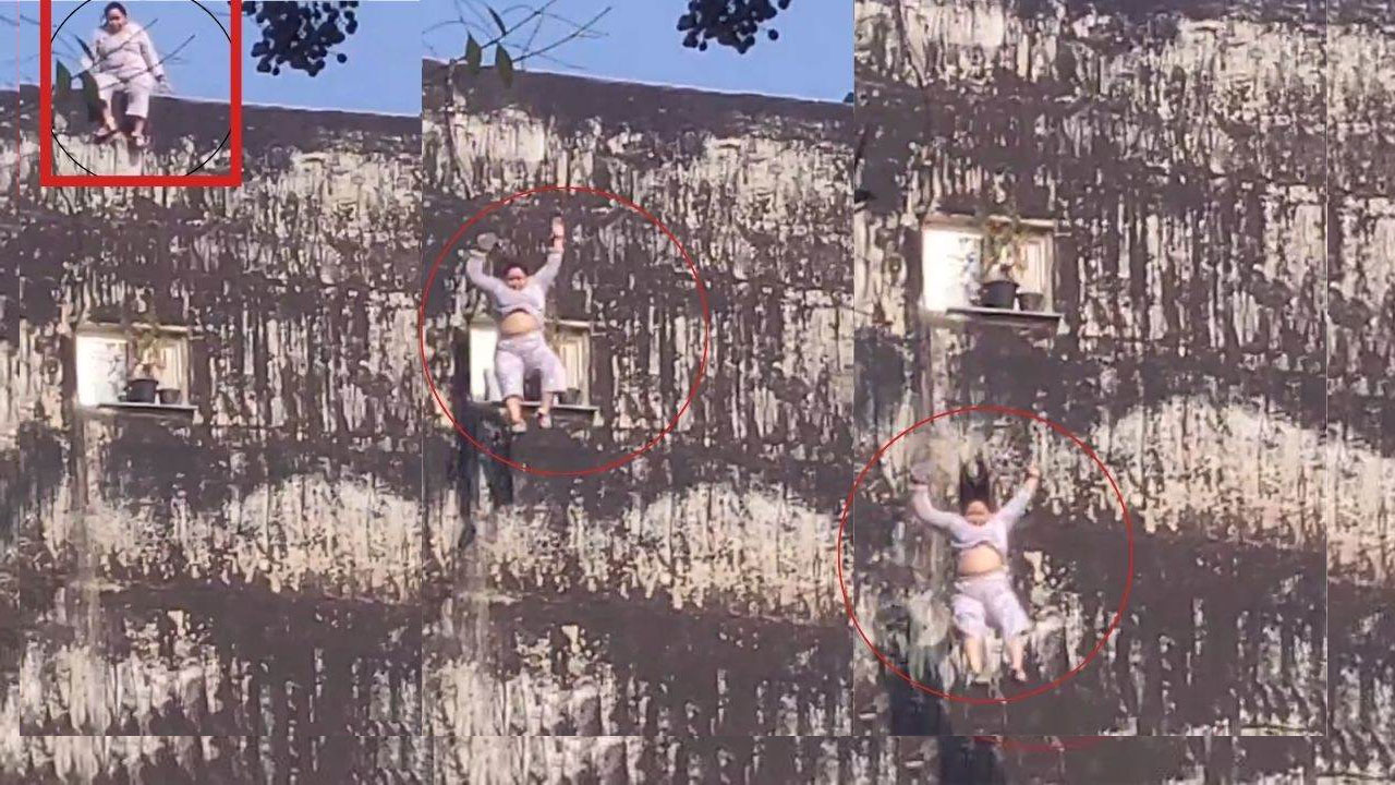 Noida: ఆరో అంతస్తు నుంచి దూకి మహిళ ఆత్మహత్య.. వీడియో వైరల్