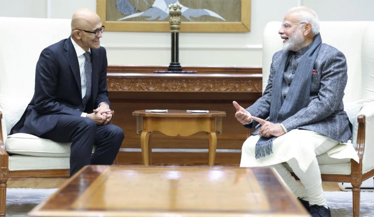 PM Modi: ప్రధాని మోడీతో సత్య నాదెళ్ల భేటీ