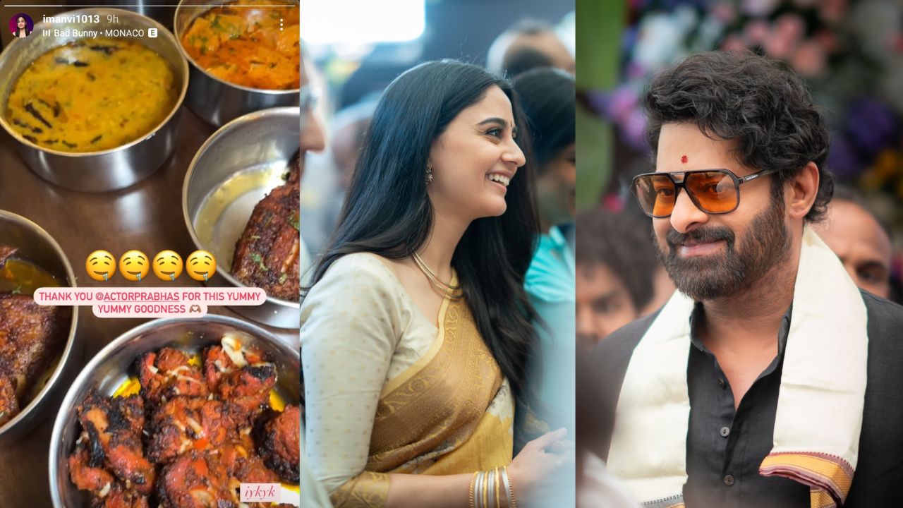 Prabhas : ప్రభాస్ రాజు ఆతిధ్యం అంటే ఆ మాత్రం ఉంటది ఇమాన్వీ