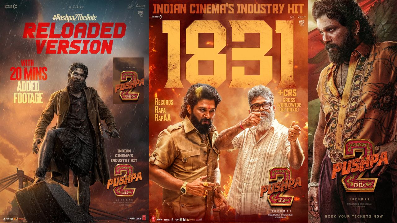 Pushpa -2 : నేటి నుంచి థియేటర్లలో పుష్ప- 2 రీలోడెడ్ వెర్షన్