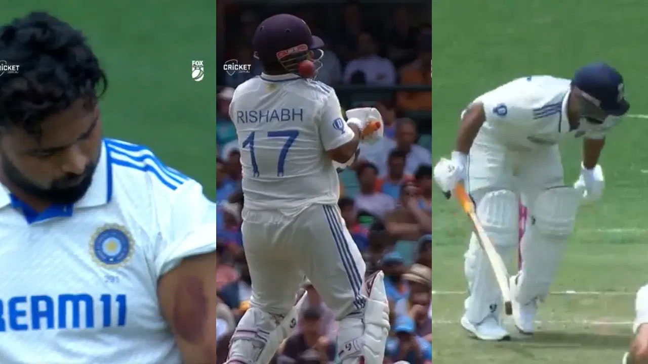 IND vs AUS: రిషబ్ పంత్ చేతికి గాయం.. వాపేక్కిన సరే తగ్గేదేలే..!