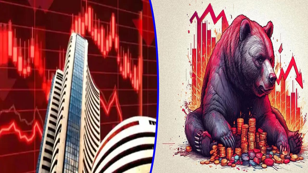 Stock Market Crash: స్టాక్ మార్కెట్స్⁬పై చైనా వైరస్ ఎఫెక్ట్.. భారీ నష్టాల్లో సూచీలు..