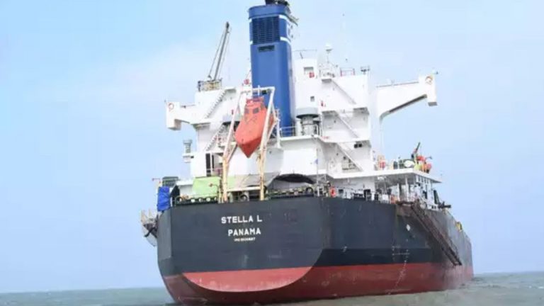 Stella Ship: ఎట్టకేలకు కాకినాడ నుంచి బయల్దేరిన స్టెల్లా ఎల్‌ షిప్!