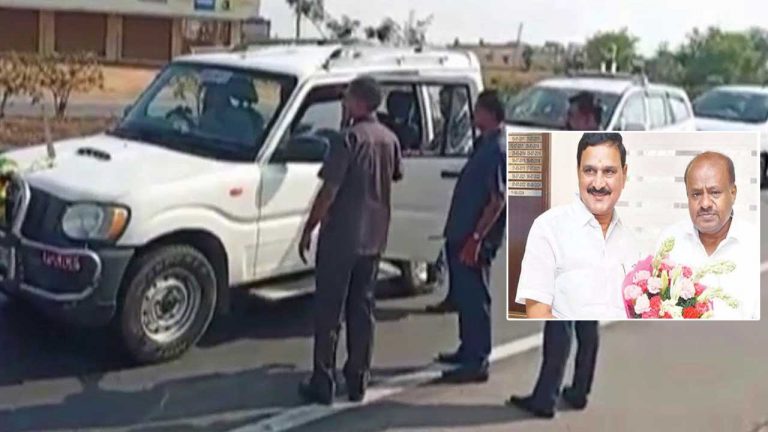 Visakhapatnam: కేంద్ర మంత్రులు కుమారస్వామి, శ్రీనివాస వర్మ కాన్వాయ్‌లో తృటిలో తప్పిన ప్రమాదం