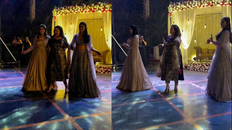 Wedding: పెళ్లిలో ఇద్దరు కుమార్తెలతో తల్లి డ్యాన్స్.. వీడియో వైరల్