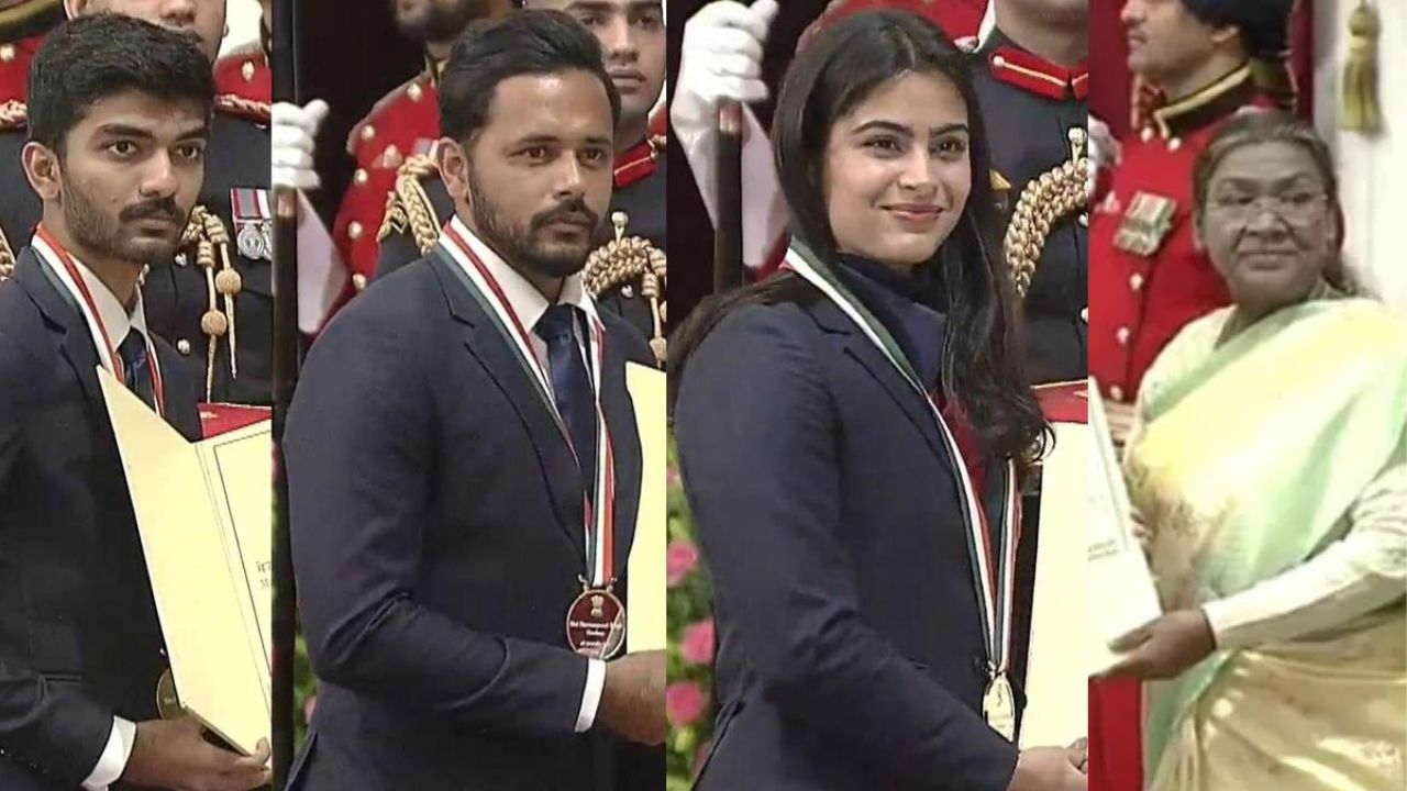 National Sports and Adventure Awards: 2024 ఏడాదికి గాను క్రీడాకారులకు పురస్కారాలను ప్రదానం చేసిన రాష్ట్రపతి