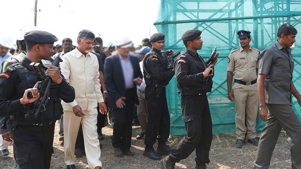 CM Chandrababu Security: సీఎం చంద్రబాబు భద్రతలో కీలక మార్పులు.. రంగంలోకి కౌంటర్‌ యాక్షన్‌ టీమ్‌లు