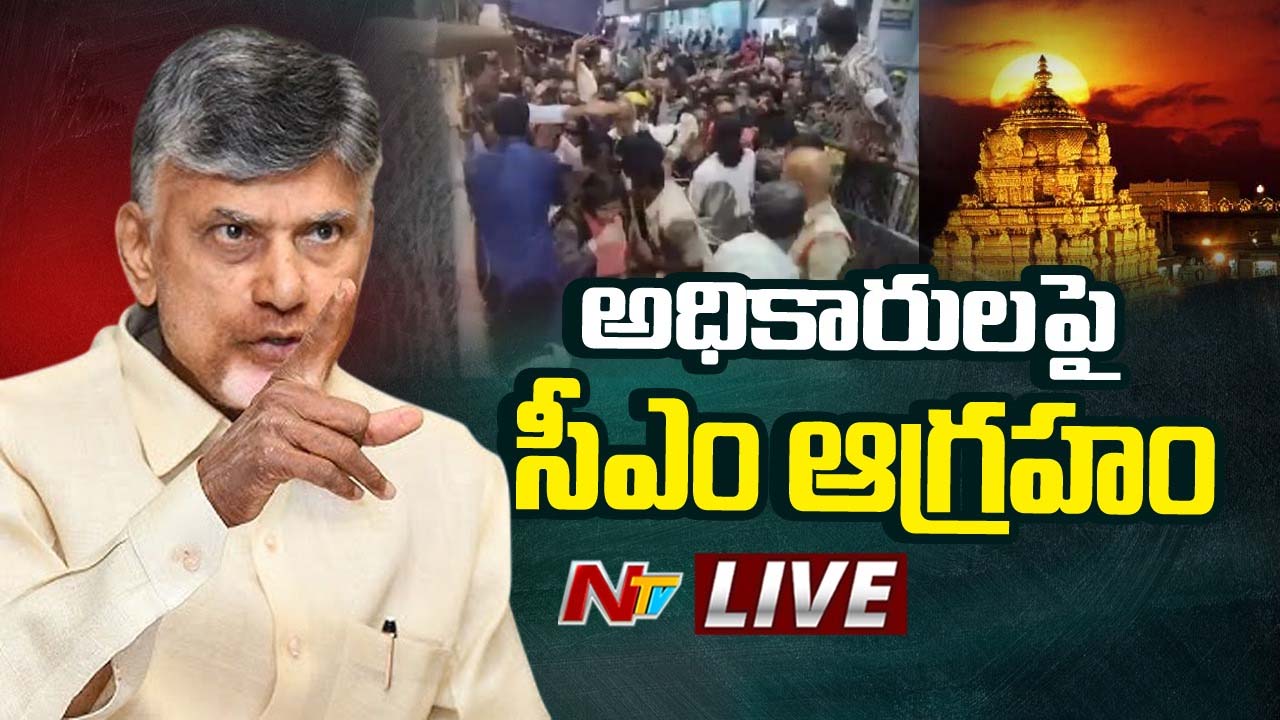 CM Chandrababu: ఘటనా స్థలాన్ని పరిశీలించిన సీఎం చంద్రబాబు.. అధికారులపై ఫైర్..
