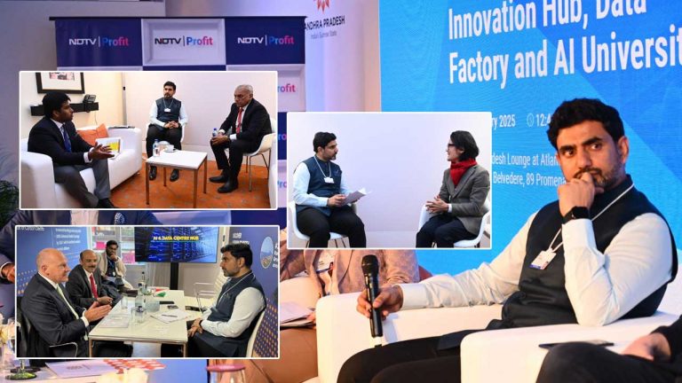 Minister Nara Lokesh: దావోస్‌లో బిజీబిజీ.. లోకేష్‌ వరుస భేటీలు