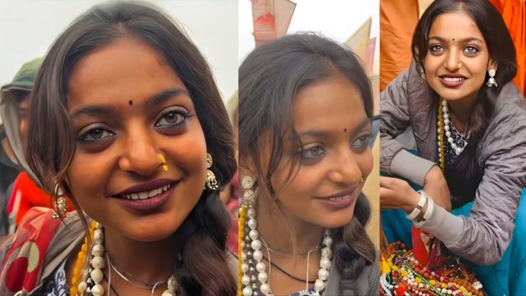 Maha Kumbh Mela 2025: మహాకుంభమేళాలో అట్రాక్షన్⁬గా పూసలమ్మాయి..అసలు మైండ్⁬లోంచి పొవట్లేదుగా!