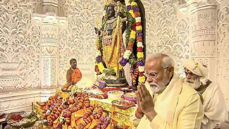 Ram Mandir: అయోధ్య రామ మందిరానికి ఏడాది.. దేశ ప్రజలకు ప్రధాని మోడీ శుభాకాంక్షలు..