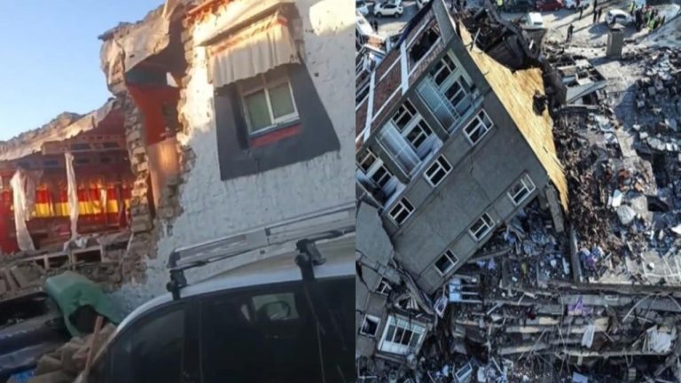 Earth Quake: నేపాల్-టిబెట్ సరిహద్దుల్లో భారీ భూకంపం.. 36 మంది మృతి..