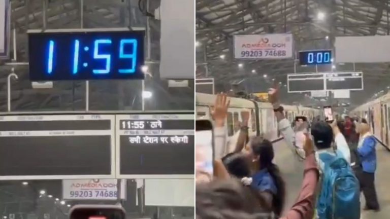 New Year Celebrations: మోత మోగించిన రైల్వే అధికారులు.. రైల్వే స్టేషన్‌లో వెరైటీగా వేడుకలు