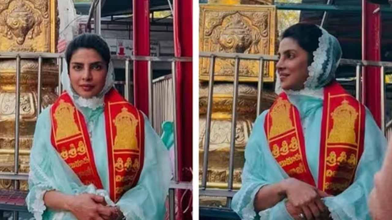 Priyanka Chopra: చిలుకూరి బాలాజీ గుడిలో ప్రియాంక చోప్రా