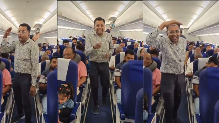 Viral Video: బస్సులు, రైళ్లు అయిపోయాయి.. విమానంలో మొదలెట్టేసారుగా