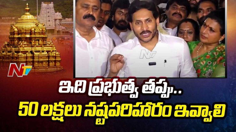 YS Jagan: ప్రభుత్వం, టీటీడీపై జగన్‌ ఫైర్‌.. సీఎం మొదలు, టీటీడీ, ఎస్పీ, కలెక్టర్‌ అందరూ బాధ్యులే..!