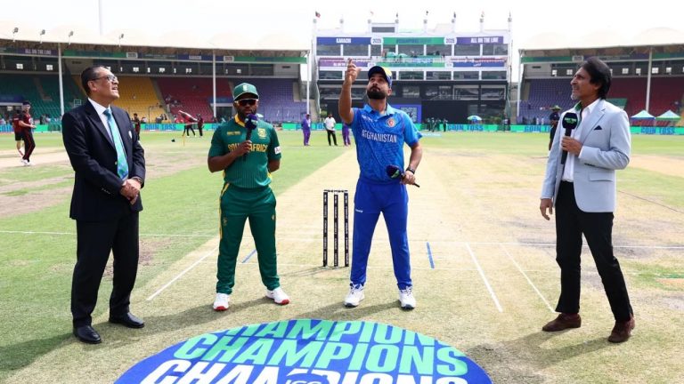 AFG vs SA: టాస్ గెలిచి బ్యాటింగ్ ఎంచుకున్న సౌతాఫ్రికా..
