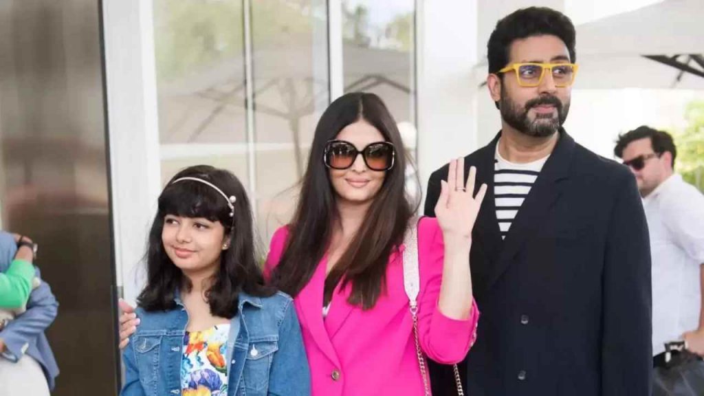 Aaradhya Bachchan, Aishwarya Bachchan, Abhishek Bachchan