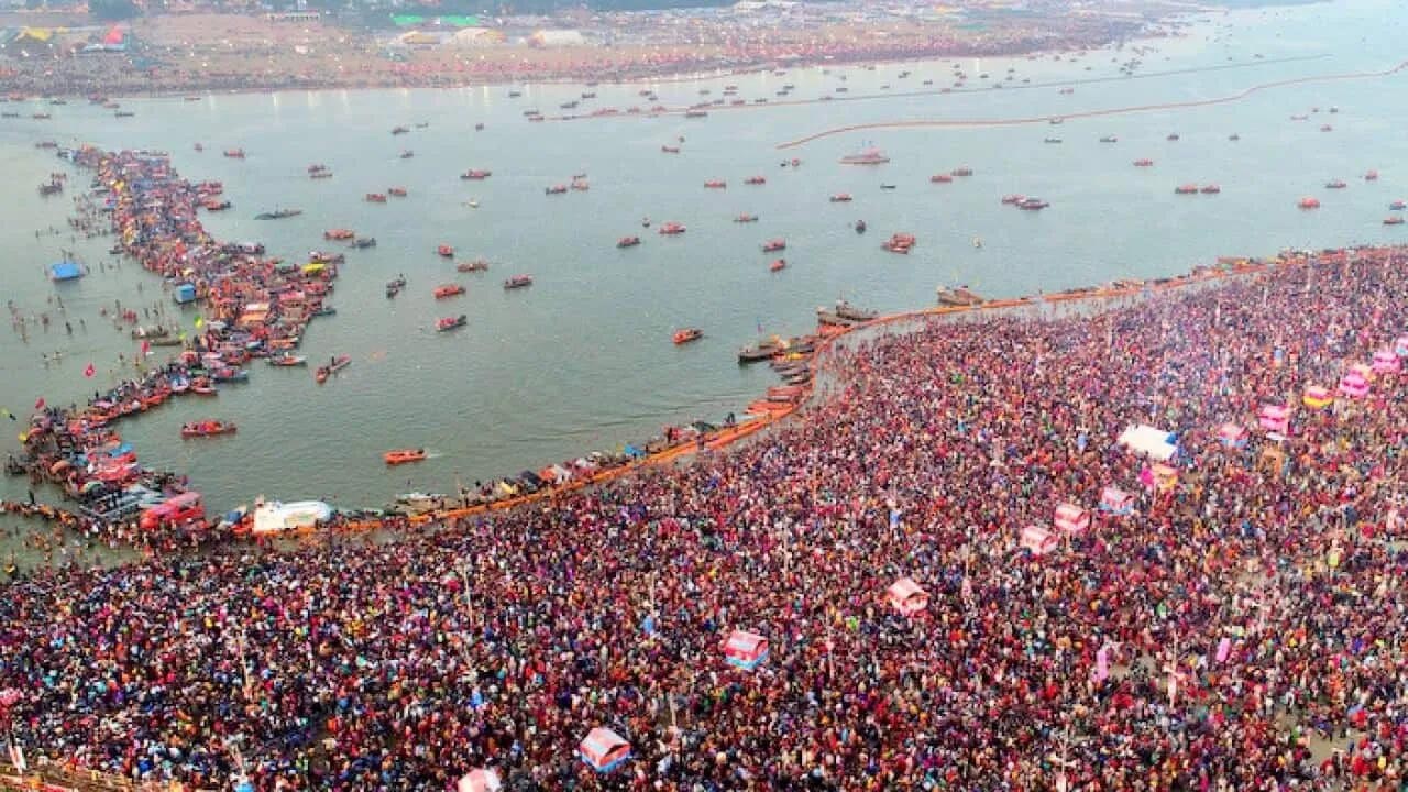 Maha Kumbh Mela: కుంభమేళాలో మహా రికార్డు.. అమెరికా జనాభాను మించి..