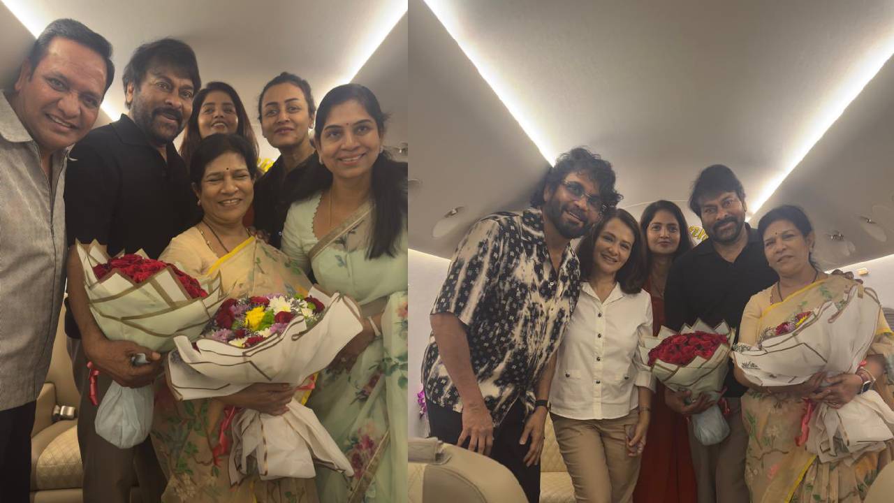 Megastar : విమానంలో పెళ్లి రోజు వేడుకలు.. ట్వీట్ చేసిన మెగాస్టార్ చిరంజీవి