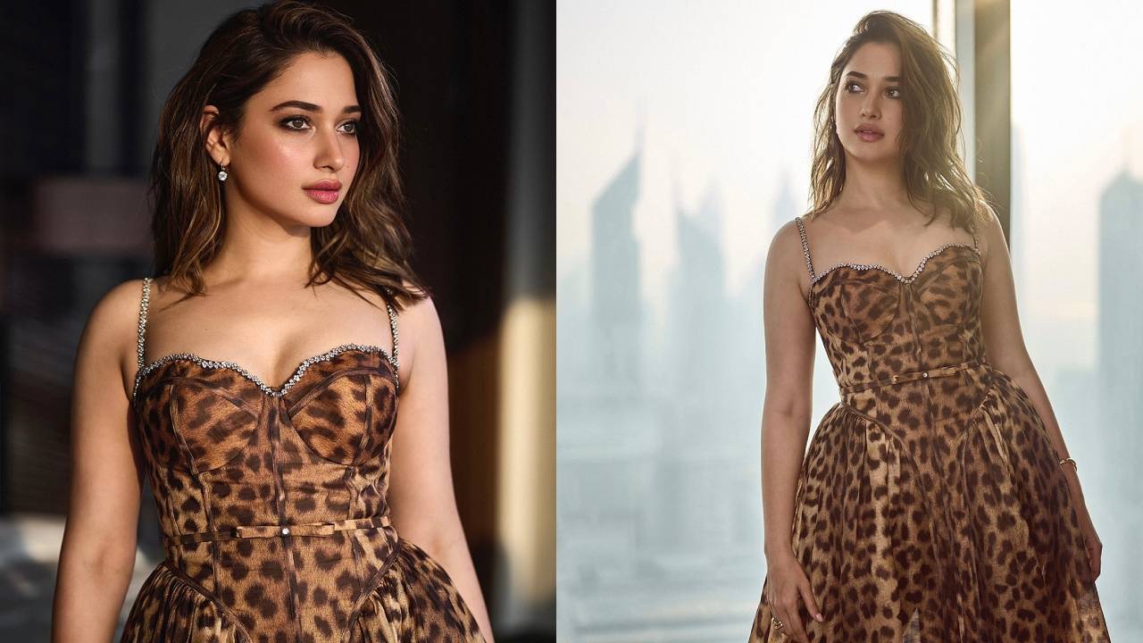 Tamannaah Bhatia  : చిరుత పులి డ్రస్ వేసుకుని అందాలతో అదరగొట్టేసిన తమన్నా