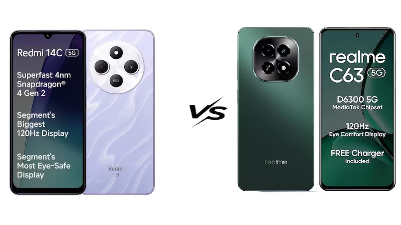 Smartphone: రూ.10 వేల బడ్జెట్‌లో Redmi 14C 5G Vs Realme C63 5Gలో ఏ ఫోన్ బెటర్?