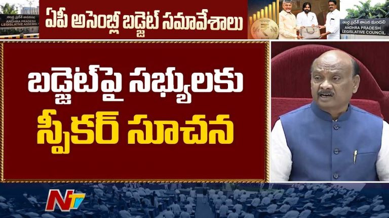 Speaker Ayyanna Patrudu: ఏపీ బడ్జెట్‌ 2025-26.. సభ్యులకు స్పీకర్‌ కీలక సూచనలు