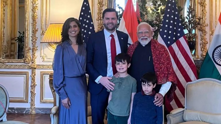 Modi-JD Vance: మోడీని కలిసిన అమెరికా ఉపాధ్యక్షుడి కుటుంబం