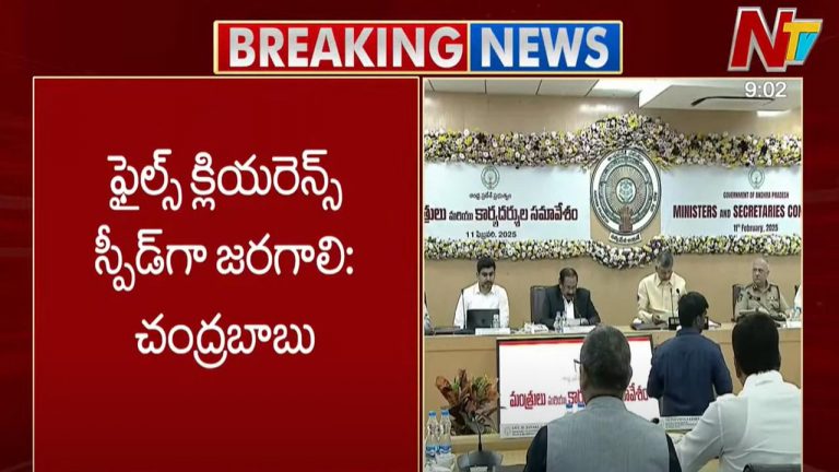 CM Chandrababu: ఫైళ్ల క్లియరెన్స్ స్పీడ్ గా జరగాలి..
