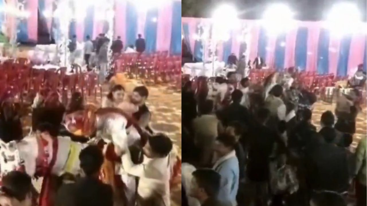 Viral Video: వివాహ వేడుకలో విషాదం.. పెళ్లి బారాత్‭లో వరుడు గుండెపోటుతో మృతి
