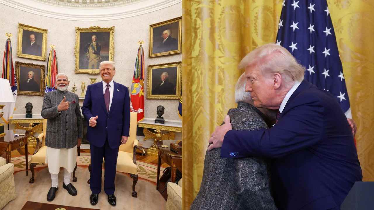 Video: ‘‘మిమ్మల్ని చాలా మిస్సయ్యాం’’..మోడీకి ట్రంప్ ఆత్మీయ ఆలింగనం..