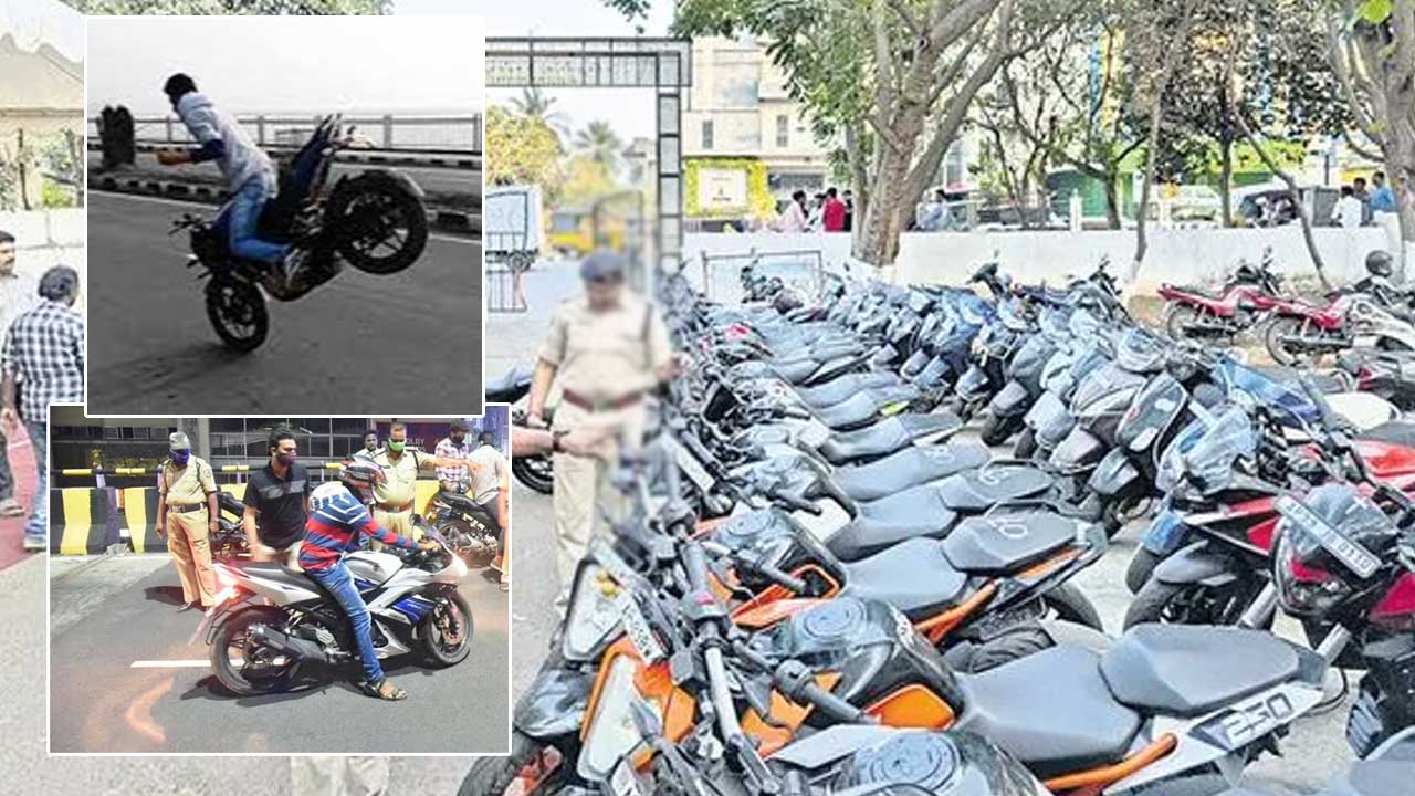 Bike Racing: వీకెండ్స్ వచ్చిందంటే చాలు.. రెచ్చిపోతున్న బైక్‌ రేసర్లు..!