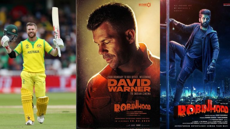 Robinhood : నటుడిగా డేవిడ్ వార్నర్.. ఫస్ట్ లుక్ రిలీజ్.. ఇక బ్యాటింగే