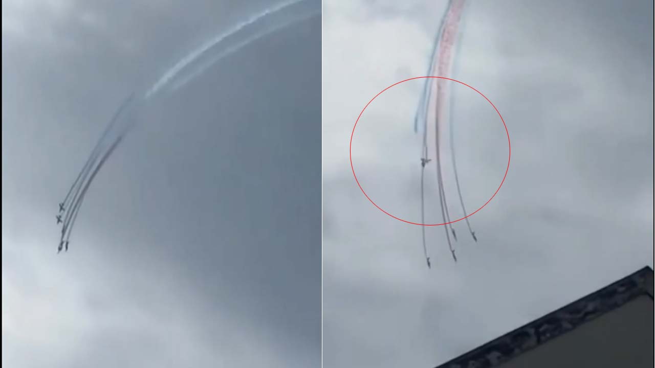 France: వైమానిక విన్యాసాల్లో అపశృతి.. 2 విమానాలు ఢీ.. ముగ్గురికి సీరియస్