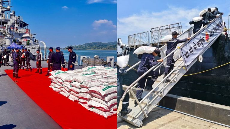 Delhi: మయన్మార్‌కు మరోసారి భారీ సాయం పంపించిన భారత్