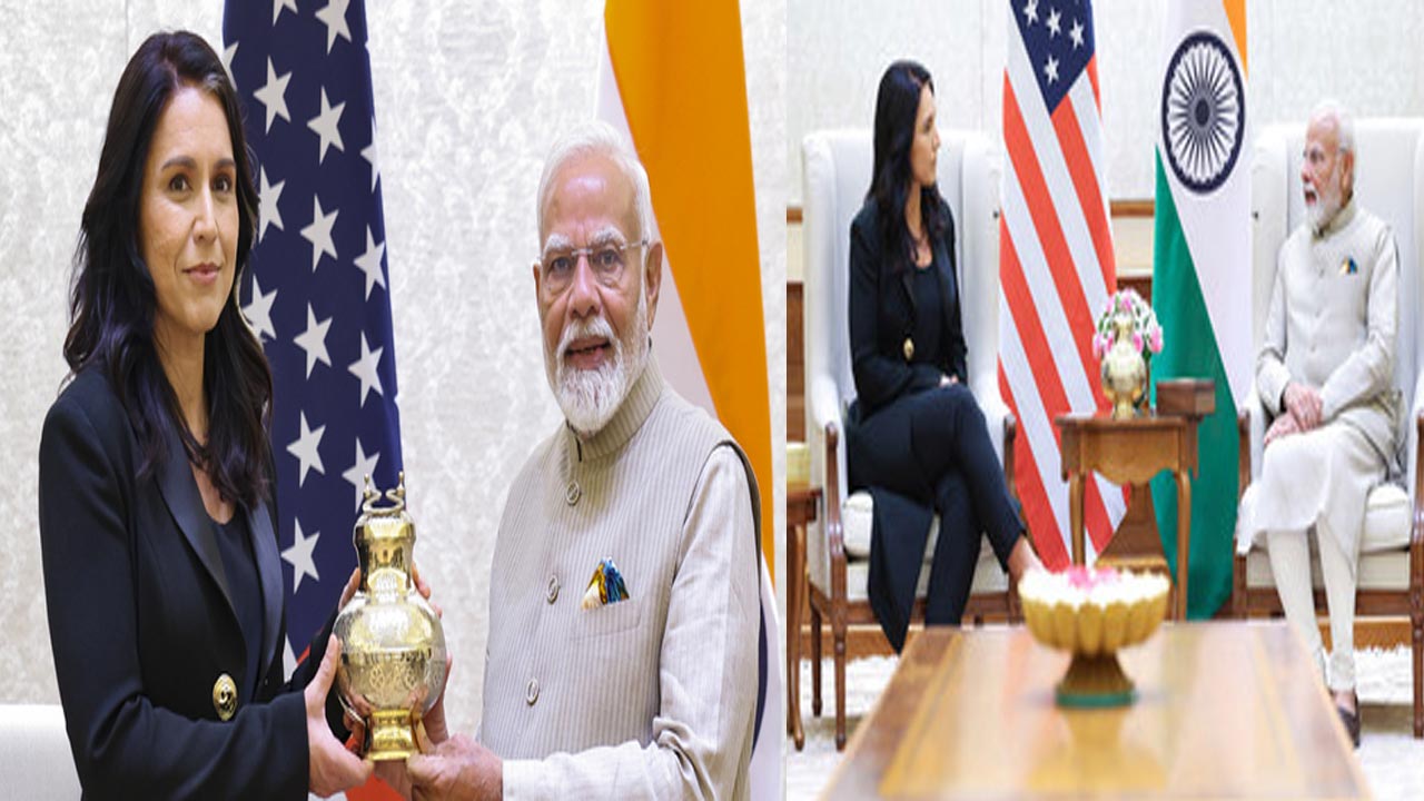 PM Modi: మోడీని కలిసిన అమెరికా ఇంటెలిజెన్స్ చీఫ్.. ఉగ్రవాదం, భద్రతా అంశాలపై చర్చ