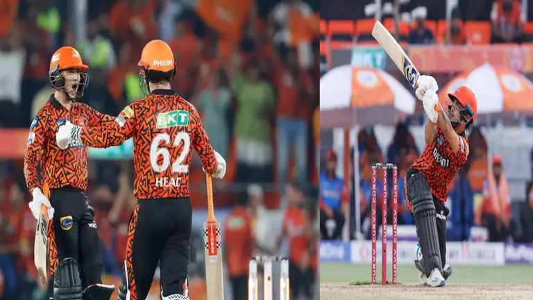 SRH vs RR: రెచ్చిపోయిన ఆరెంజ్ ఆర్మీ ప్లేయర్స్.. సన్‌రైజర్స్ భారీ స్కోర్..