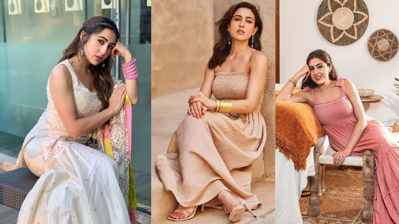 Sara Ali Khan : చూపులతో గుచ్చేస్తున్న ‘సారా అలీఖాన్’ లుక్స్..