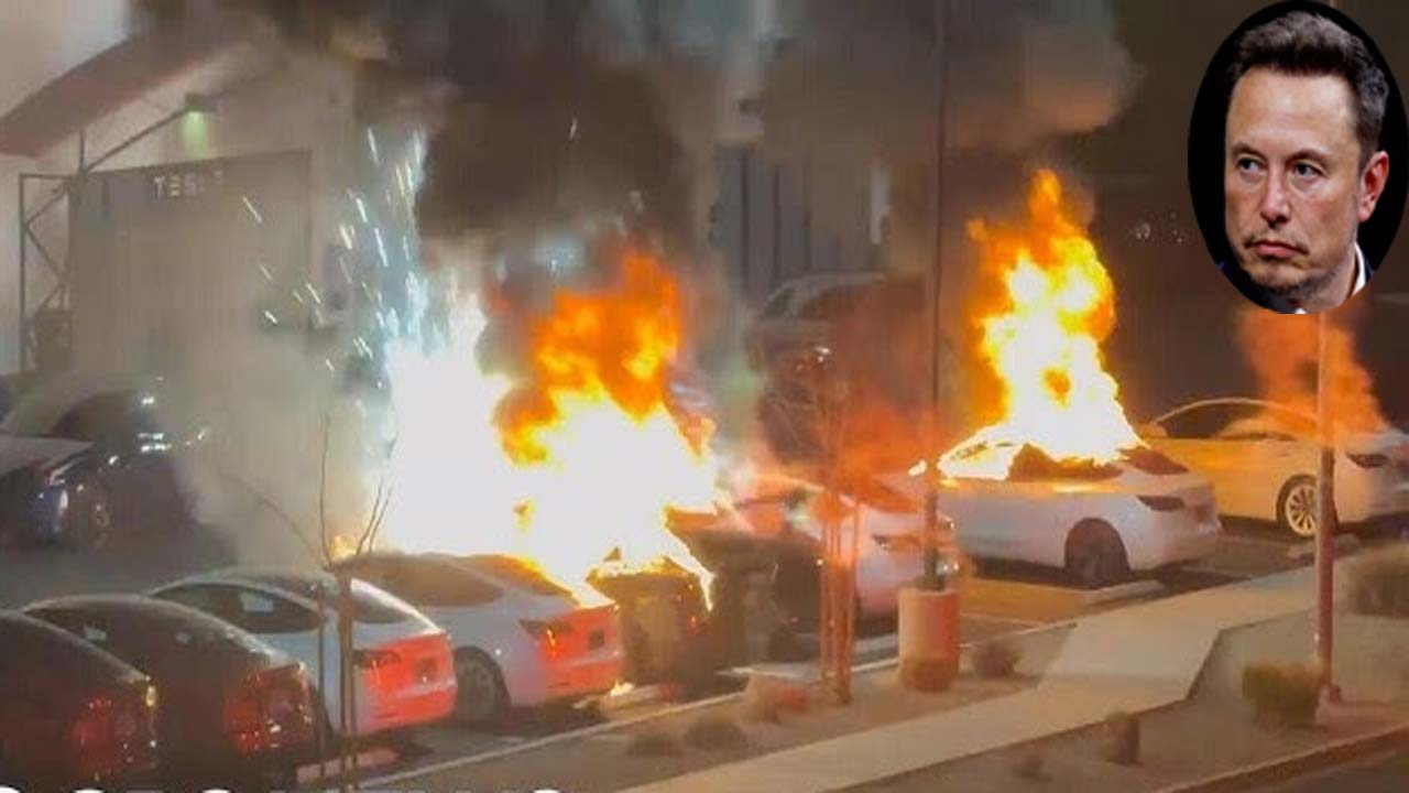 Teslas set on fire at US facility, Musk says This is terrorism